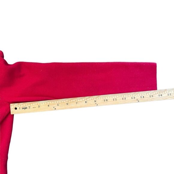 Talbots Open Cardigan Red Cotton/Rayon Pockets Women's XS - Picture 8 of 8